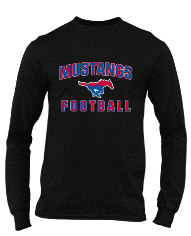 Parkland Mustangs Football #1 Men's LS T-Shirt
