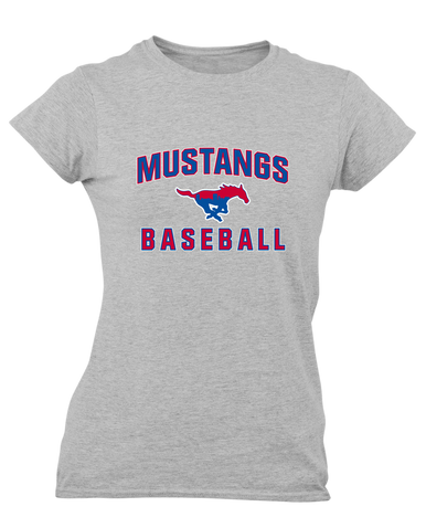 Parkland Mustangs Baseball #1 Women's Premium SS T-Shirt