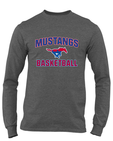 Parkland Mustangs Basketball #1 Men's Premium LS T-Shirt