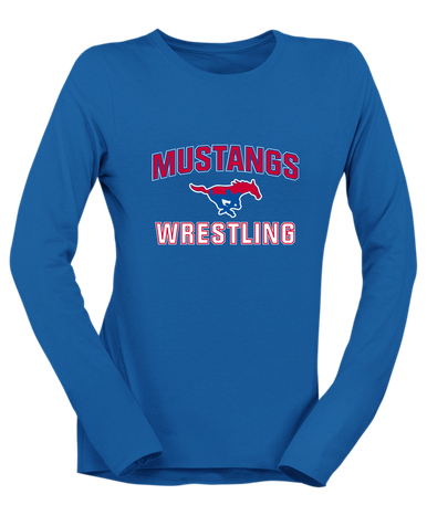 Parkland Mustangs Wrestling Women's LS T-Shirt