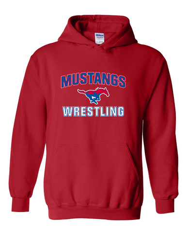 Parkland Mustangs Wrestling Men's Hoodie