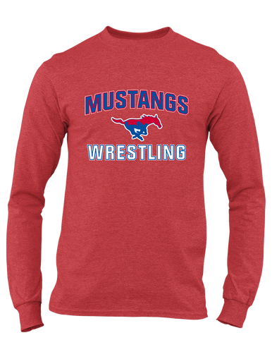 Parkland Mustangs Wrestling Men's Premium LS T-Shirt