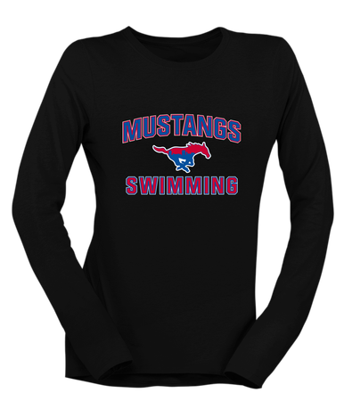 Parkland Mustangs Swimming Women's LS T-Shirt