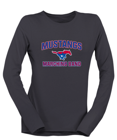 Parkland Mustangs Marching Band Women's LS T-Shirt