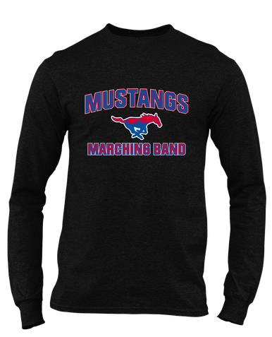 Parkland Mustangs Marching Band Men's LS T-Shirt