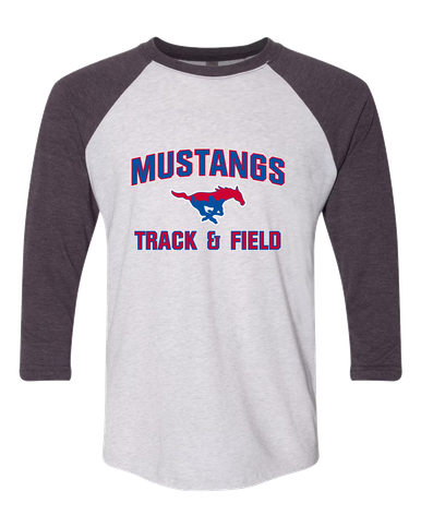 Parkland Mustangs Track & Field Men's Baseball T-Shirt