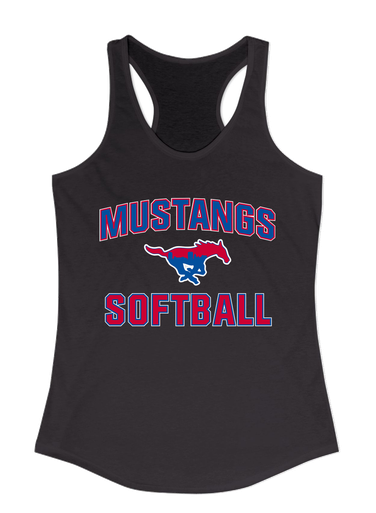 Parkland Mustangs Softball #1 Women's Tank Top