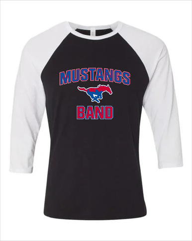Parkland Mustangs Band # 1 Men's Baseball T-Shirt