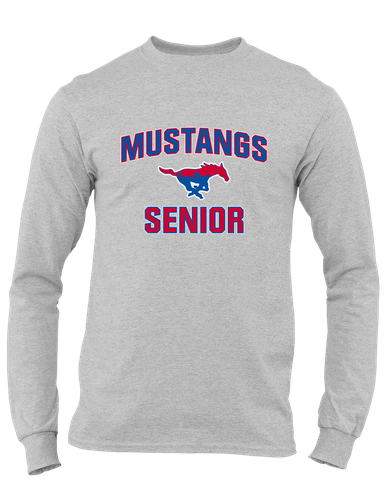 Parkland Mustangs Senior #1 Men's LS T-Shirt