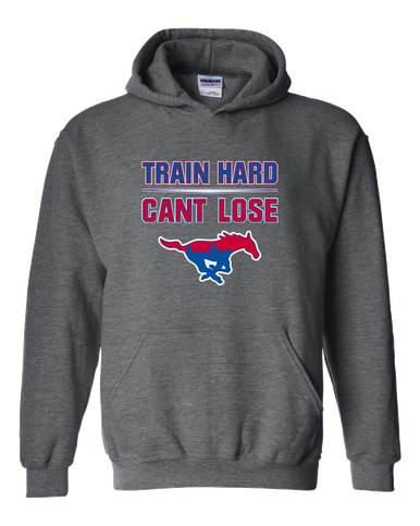 Parkland Mustangs Train Hard, Can't Lose Men's Hoodie