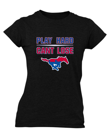Parkland Mustangs Play Hard, Can't Lose Women's SS T-Shirt