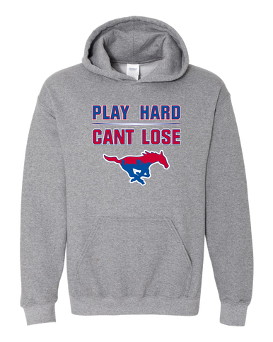 Parkland Mustangs Play Hard, Can't Lose Men's Hoodie