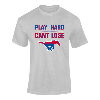 Parkland Mustangs Play Hard, Can't Lose Men's SS T-Shirt