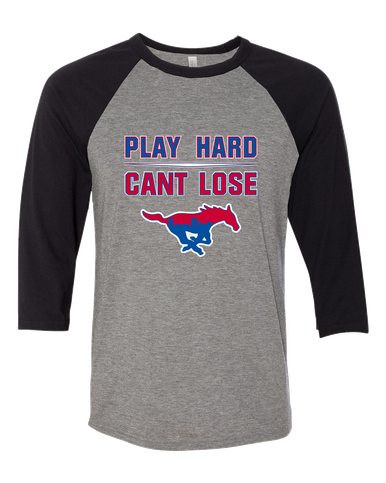 Parkland Mustangs Play Hard, Can't Lose Men's Baseball T-Shirt