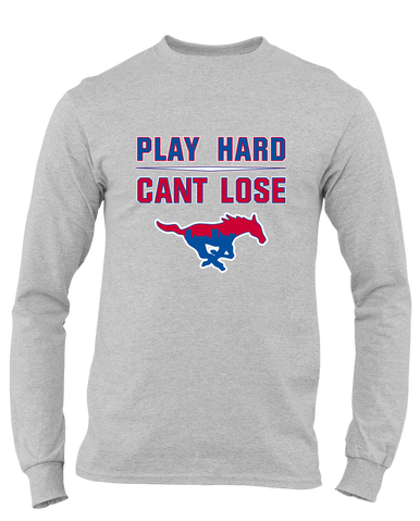 Parkland Mustangs Play Hard, Can't Lose Men's Premium LS T-Shirt