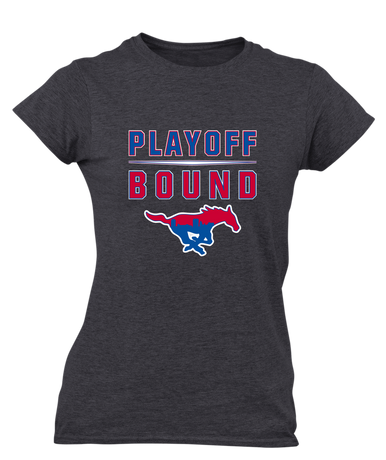 Parkland Mustangs Playoff Bound Women's Premium SS T-Shirt