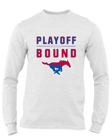 Parkland Mustangs Playoff Bound Men's LS T-Shirt