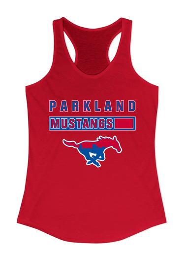 Parkland Mustangs Mascot #7 Women's Tank Top