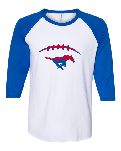 Parkland Mustangs Football #2 Women's Baseball T-Shirt