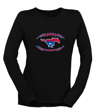 Parkland Mustangs Football #3 Women's Premium LS T-Shirt
