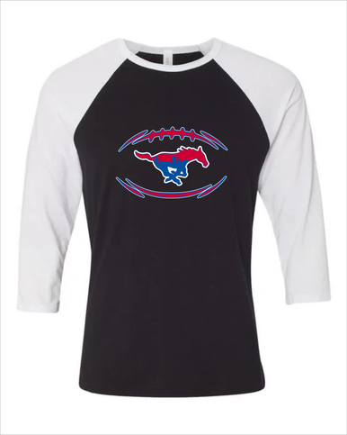 Parkland Mustangs Football #3 Women's Baseball T-Shirt
