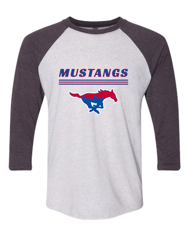 Parkland Mustangs Mascot #8 Men's Baseball T-Shirt