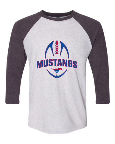 Parkland Mustangs Football #5 Women's Baseball T-Shirt