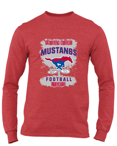 Parkland Mustangs Football #6 Men's LS T-Shirt