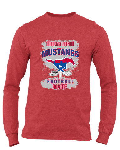 Parkland Mustangs Football #6 Men's Premium LS T-Shirt