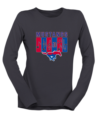 Parkland Mustangs Band # 2 Women's Premium LS T-Shirt
