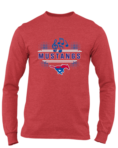 Parkland Mustangs Band # 3 Men's LS T-Shirt