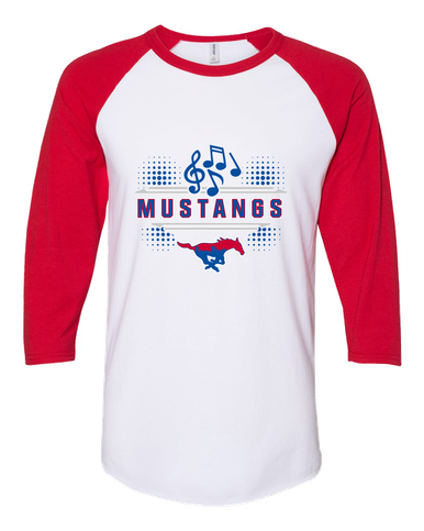 Parkland Mustangs Band # 3 Men's Baseball T-Shirt