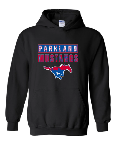Parkland Mustangs Mascot #9 Men's Hoodie
