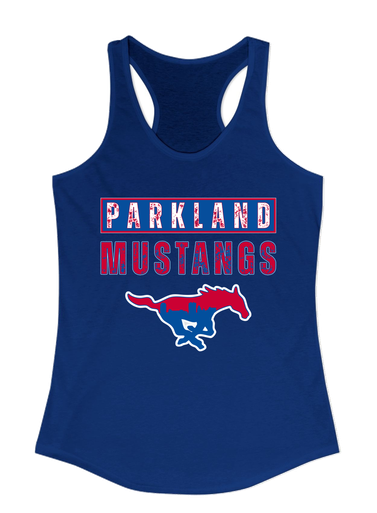 Parkland Mustangs Mascot #9 Women's Tank Top