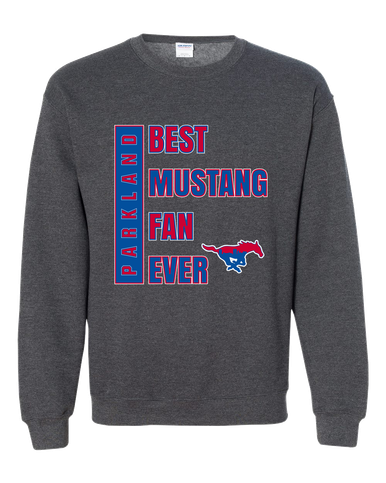 Parkland Mustangs Best Mustang Fan Men's Sweatshirt