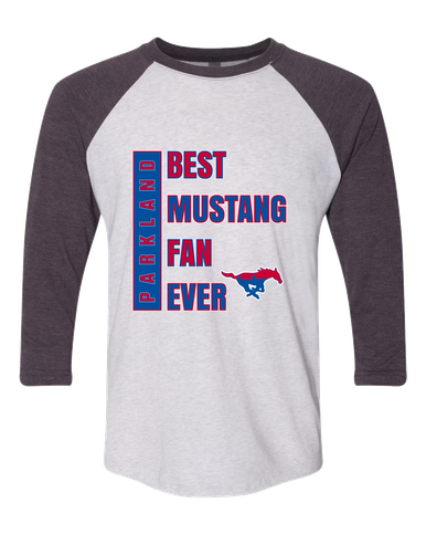 Parkland Mustangs Best Mustang Fan Men's Baseball T-Shirt