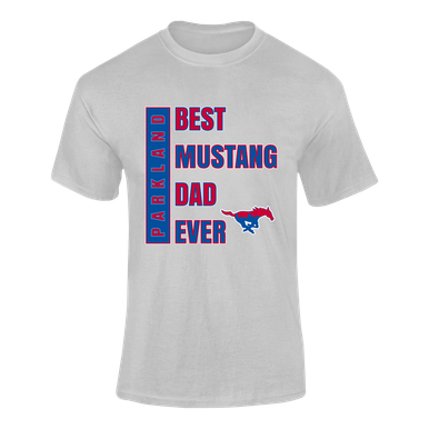 Parkland Mustangs Best Mustang Dad Men's SS T-Shirt