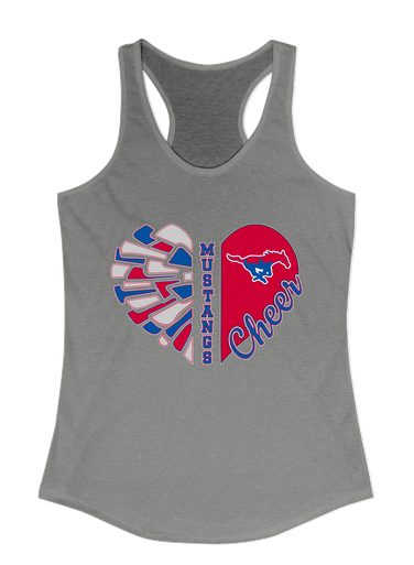 Parkland Mustangs Heart Cheer Women's Tank Top