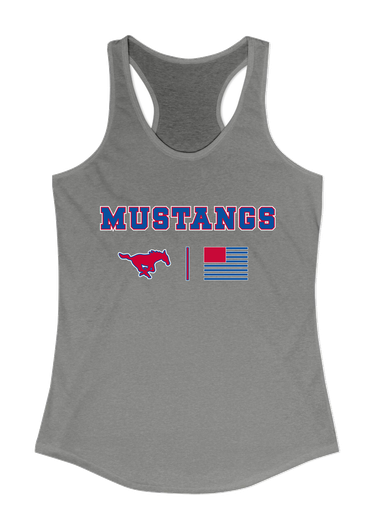 Thomas Jefferson Mustangs Team Colors Flag Women's Tank Top