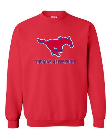 Thomas Jefferson Mustangs Mascot #2 Men's Sweatshirt