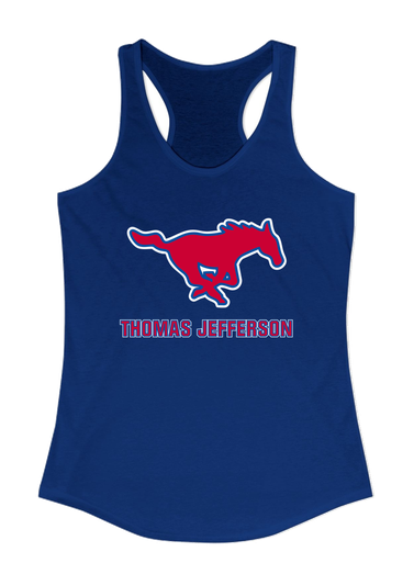 Thomas Jefferson Mustangs Mascot #2 Women's Tank Top