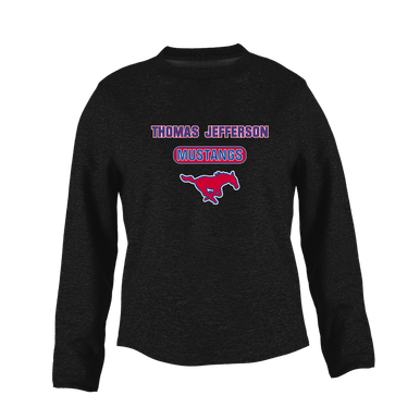 Thomas Jefferson Mustangs Mascot #3 Women's Sweatshirt