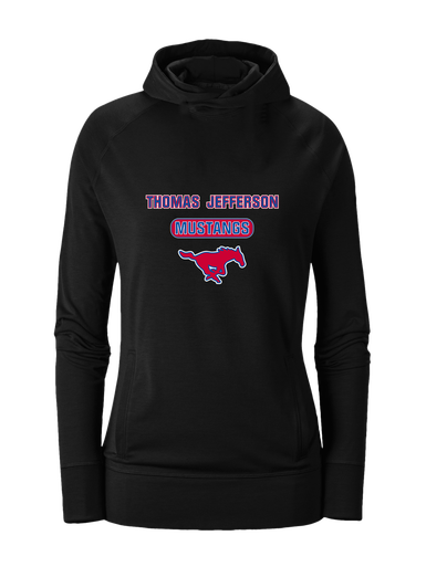 Thomas Jefferson Mustangs Mascot #3 Women's Hoodie