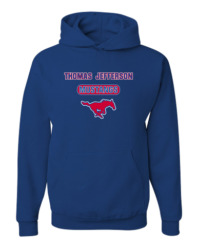 Thomas Jefferson Mustangs Mascot #3 Men's Premium Hoodie