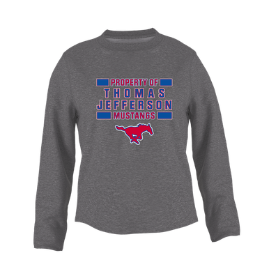 Thomas Jefferson Mustangs Property Of Women's Sweatshirt