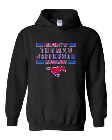 Thomas Jefferson Mustangs Property Of Men's Hoodie
