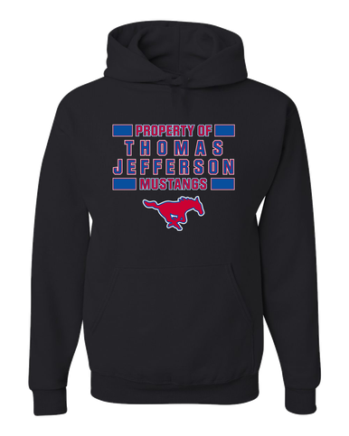 Thomas Jefferson Mustangs Property Of Men's Premium Hoodie