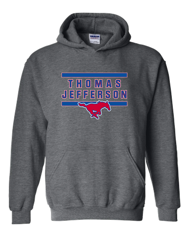 Thomas Jefferson Mustangs Mascot #4 Men's Hoodie