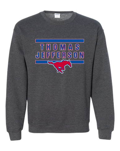 Thomas Jefferson Mustangs Mascot #4 Men's Sweatshirt