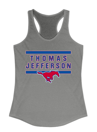 Thomas Jefferson Mustangs Mascot #4 Women's Tank Top